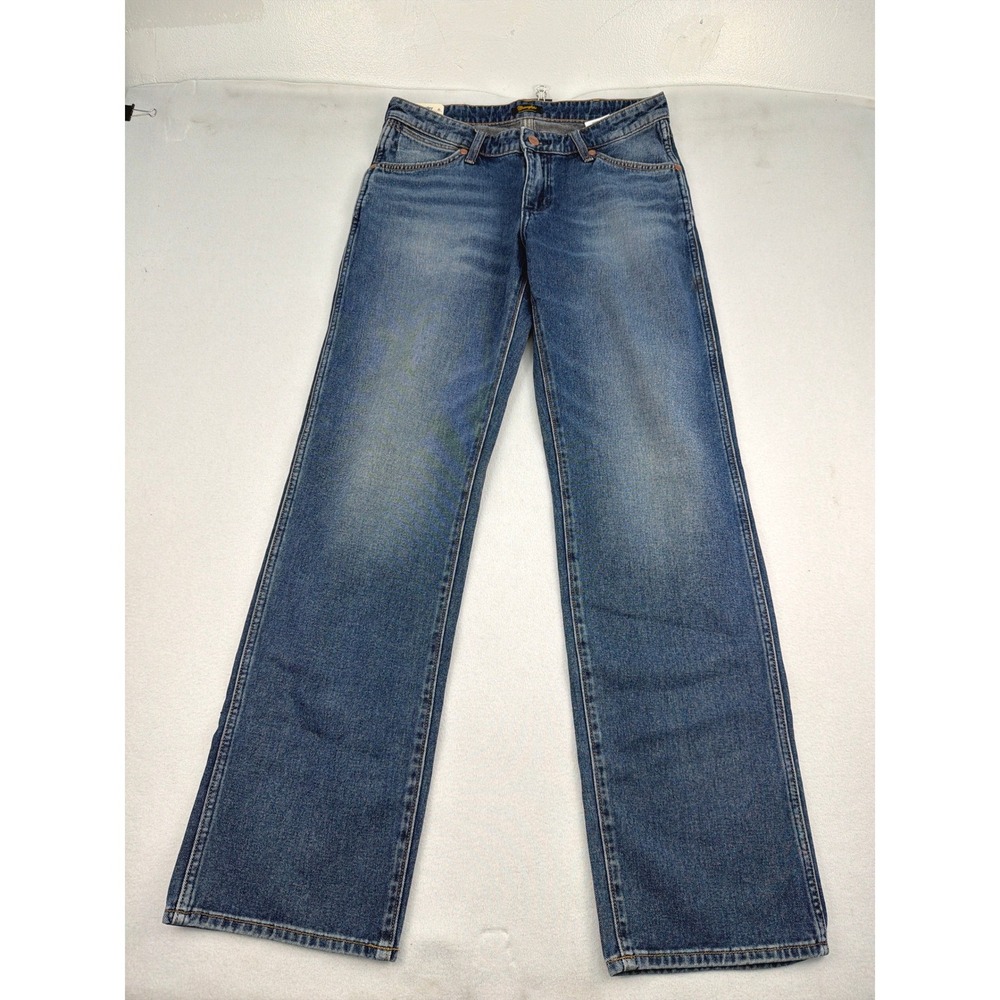 Wrangler Cowboy Low Rise Mens Jeans 28x32 Medium Wash Blue 100% Cotton 112378572